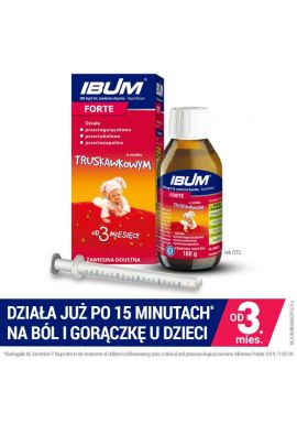 Ibum Forte zawiesina smak truskawkowy 200mg/5ml 100g