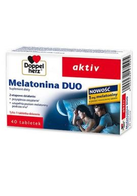 Melatonina DUO, 40 tabletek Doppelherz aktiv