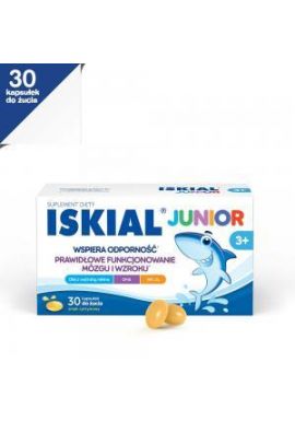 Iskial Junior kaps.do żucia 30 kaps.