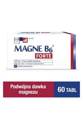 MAGNE B6 FORTE 60 TABLETEK POWLEKANYCH