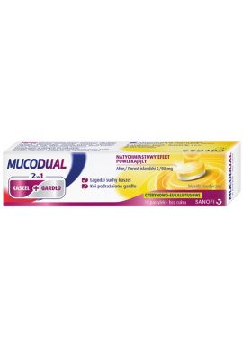 Mucodual pastylki 18 pastyl