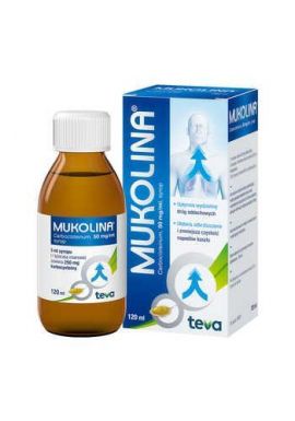 Mukolina 5% syrop 0,25 g/5ml 120 ml
