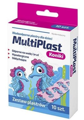 Plastry MultiPlast dla dzieci Koniki x 10 szt