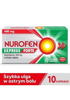 Nurofen Express Forte 400mg 10 kapsułek