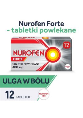Nurofen Forte 400mg 
12 tabletek 