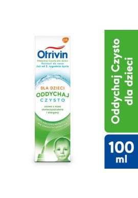 Otrivin, Oddychaj Czysto, dla DZIECI, aerozol do nosa, 100 ml