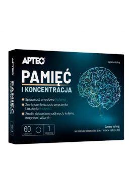 APTEO Pamięć i koncentracja tabl. 60tabl.