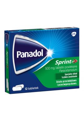 Panadol 500mg 12 tabletek