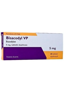 Bisacodyl VP tabl.dojelit. 5 mg 30 tabl.