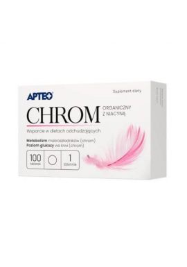 APTEO Chrom Organiczny z niacyną tabl. 100