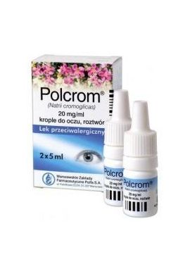 Polcrom 2% krop.do oczu (2x5ml)