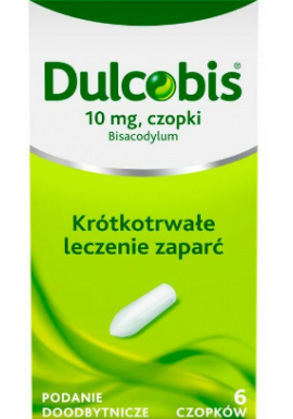 Dulcobis czop.doodbyt. 10mg 10 czop.