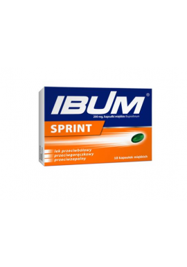 Ibum Sprint kaps.miękkie 200mg 10kaps
