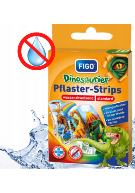 Apteo Zestaw plastrów dziecięce dinozaury 