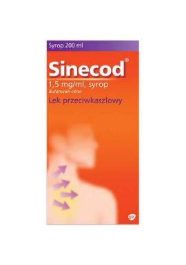 SINECOD 1,5mg/ml Syrop, 200ml