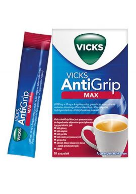 Vicks AntiGrip MAX (Vicks SymptoMed Max) 10 sasz