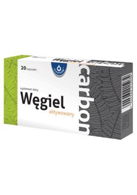 Wegiel aktywowany carbon OLEOFARM 20 kaps.