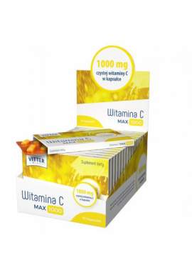 Witamina C Max, 1000, 10 kapsulek VITTER BLUE